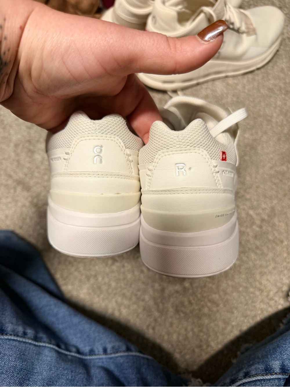 On Running Women's White Low-Profile Sneakers - Picture 4 of 4